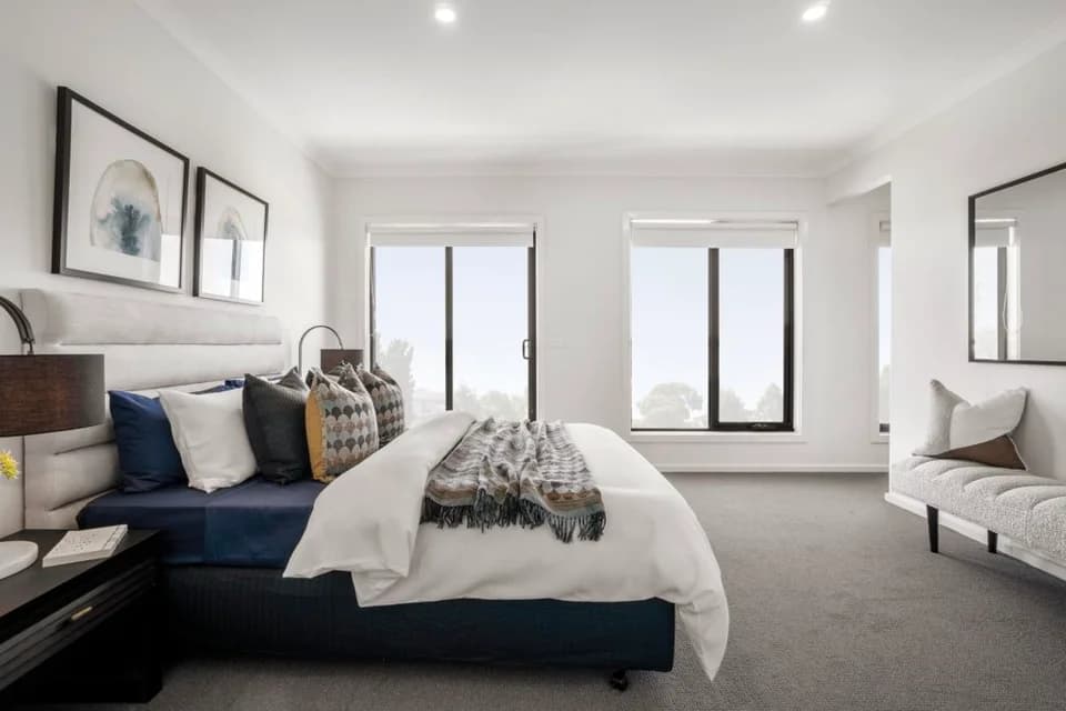 Bedroom in a Royston Homes display home